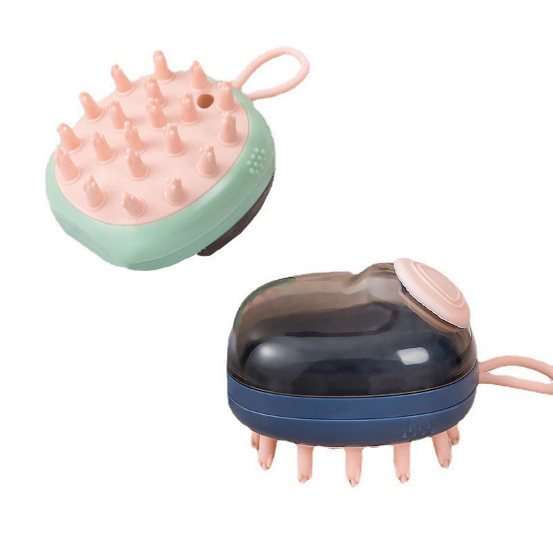 Pet Shampoo Soap Dispensing Grooming Brush - Priceless Pet Place
